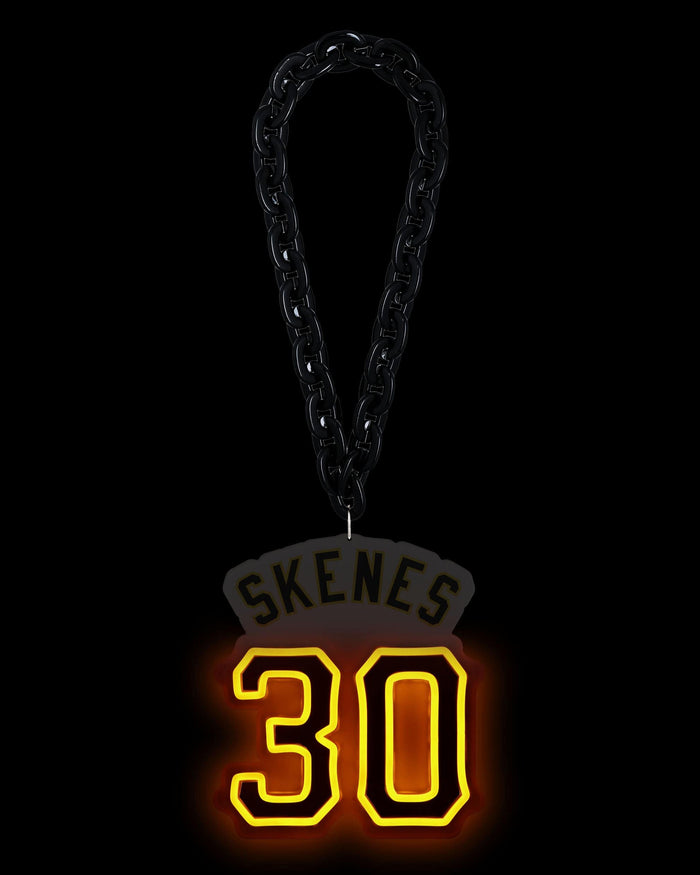 Paul Skenes Pittsburgh Pirates Neon Light Up Big Logo Player Chain FOCO - FOCO.com