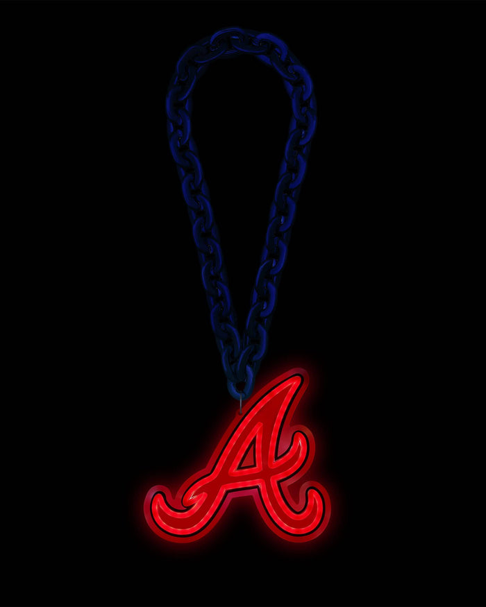 Atlanta Braves Neon Motion Big Logo Chain FOCO - FOCO.com