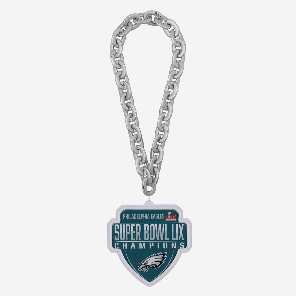 Philadelphia Eagles Super Bowl LIX Champions Neon Light Up Big Logo Chain FOCO - FOCO.com