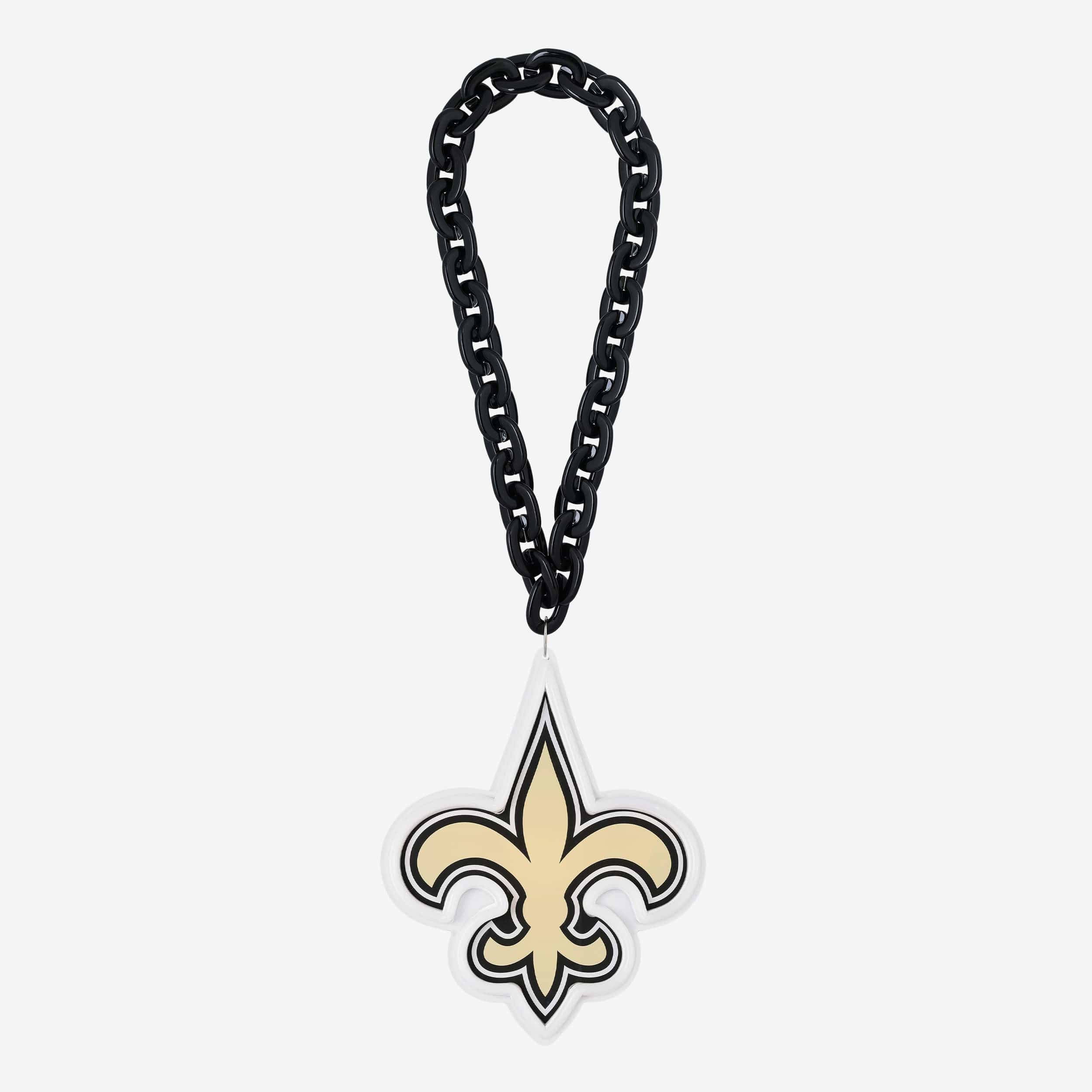 New Orleans Saints Neon Light Up Big Logo Chain