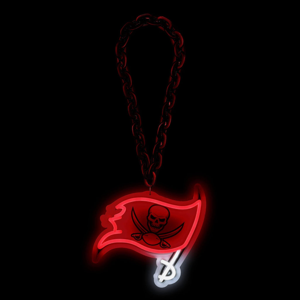 Tampa Bay Buccaneers Neon Light Up Big Logo Chain FOCO