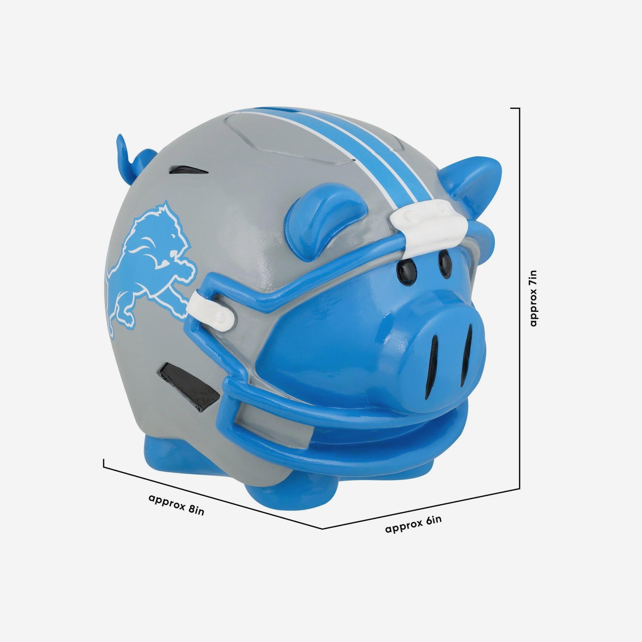 baby pig football helmet Detroit Lions Helmet Piggy Bank