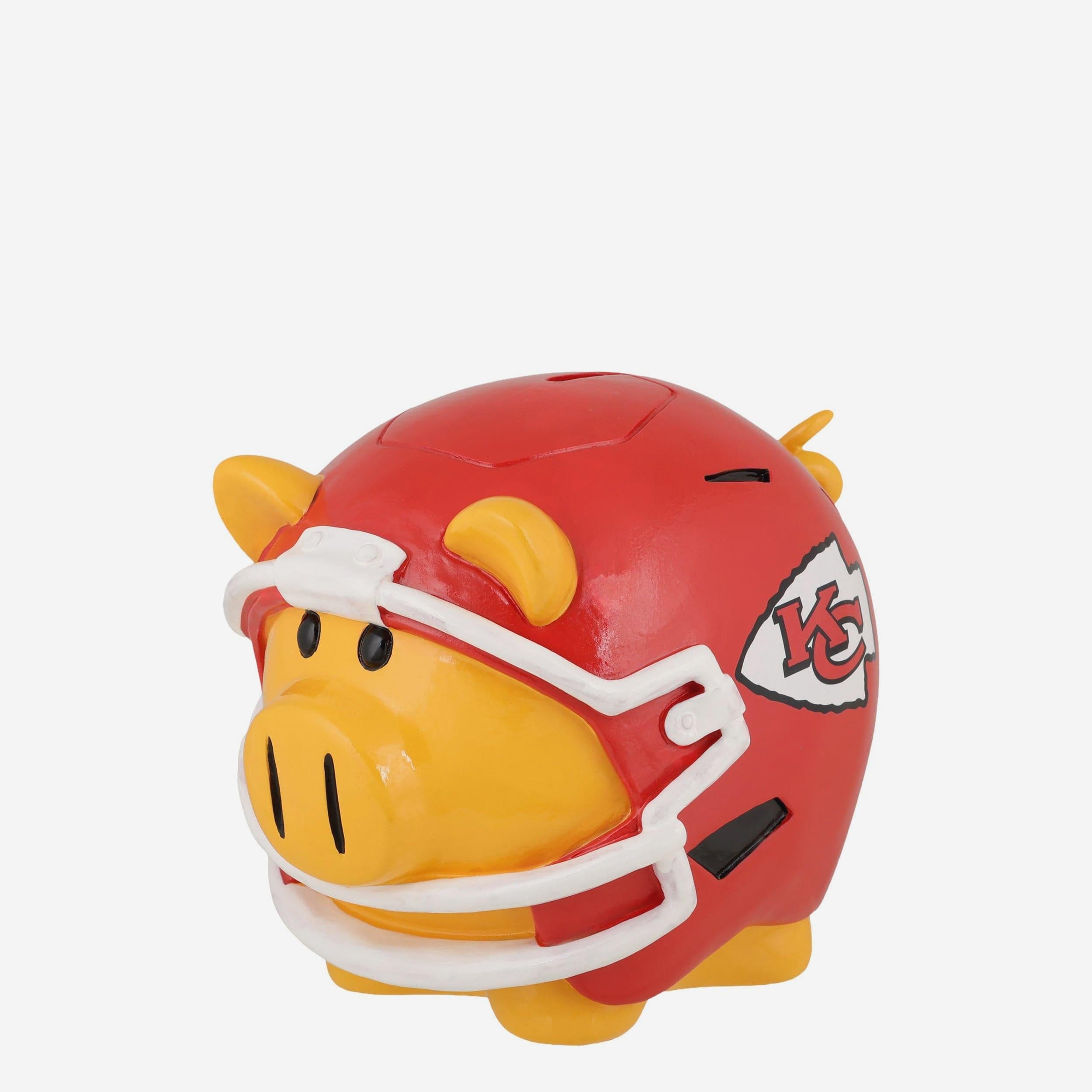 Kansas City Chiefs Helmet Piggy Bank