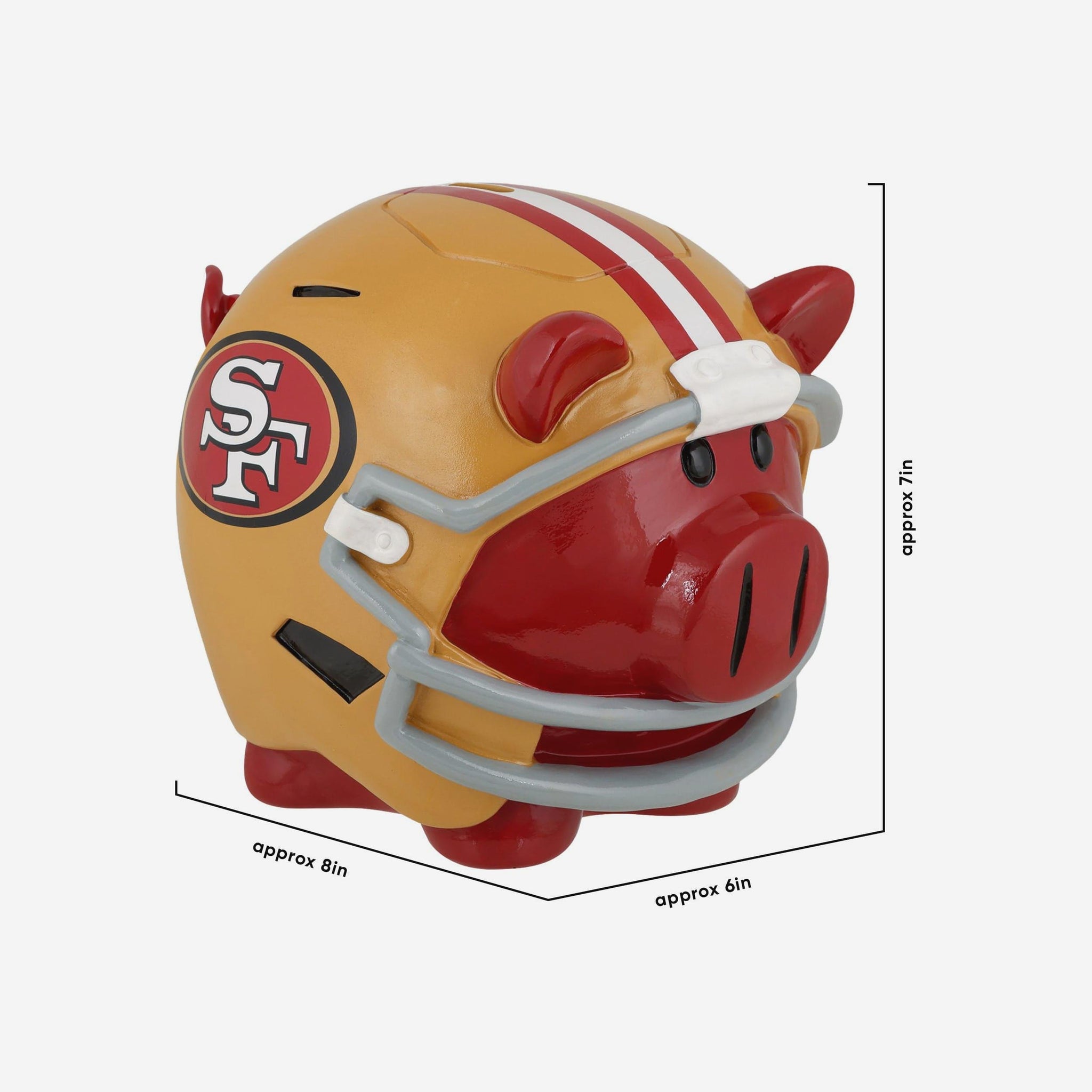 San Francisco 49ers Helmet Piggy Bank FOCO