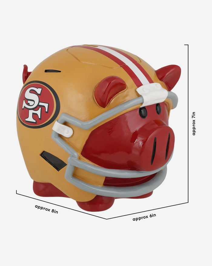 San Francisco 49ers Helmet Piggy Bank FOCO - FOCO.com