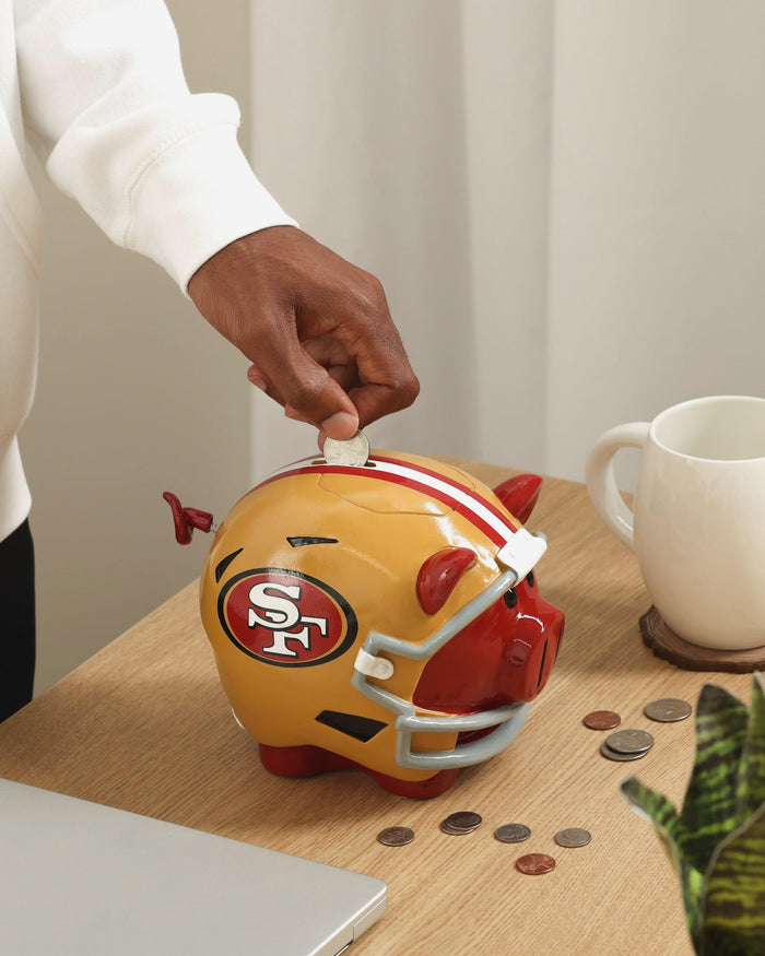 San Francisco 49ers Helmet Piggy Bank FOCO - FOCO.com
