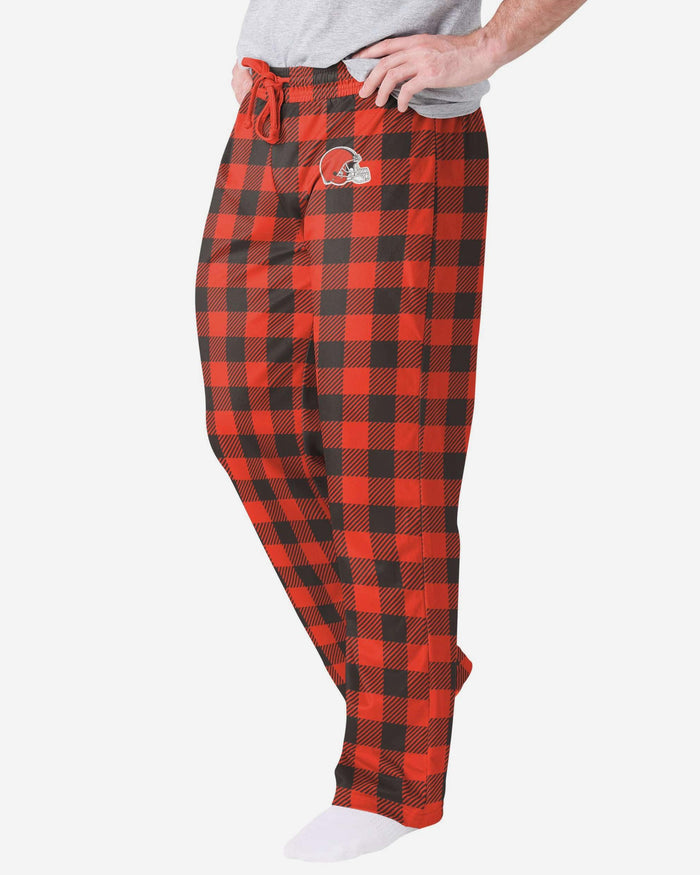 Cleveland Browns Buffalo Check Lounge Pants FOCO S - FOCO.com