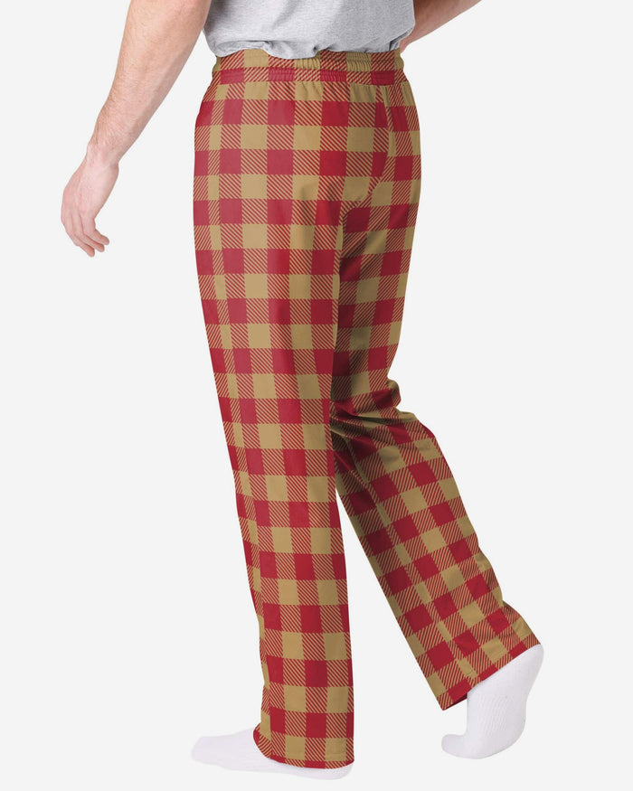 San Francisco 49ers Buffalo Check Lounge Pants FOCO S - FOCO.com