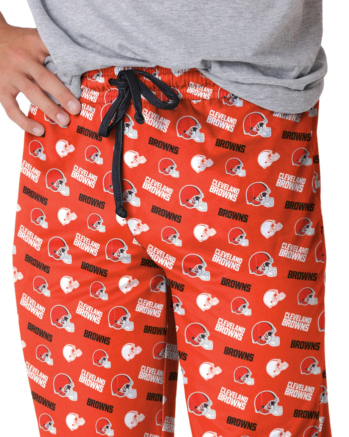 Cleveland Browns Repeat Print Lounge Pants FOCO S - FOCO.com