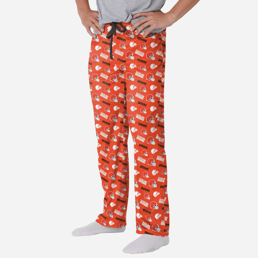 Cleveland Browns Repeat Print Lounge Pants FOCO S - FOCO.com