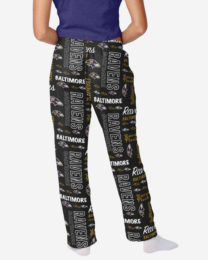 Baltimore Ravens Womens Mini Print Lounge Pants FOCO - FOCO.com