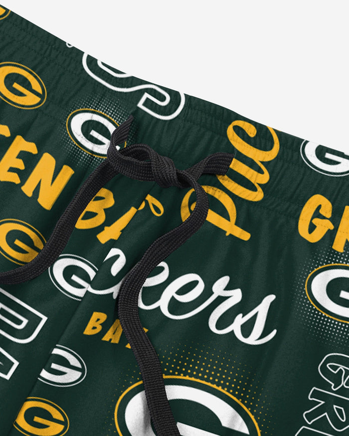 Green Bay Packers Womens Mini Print Lounge Pants FOCO - FOCO.com