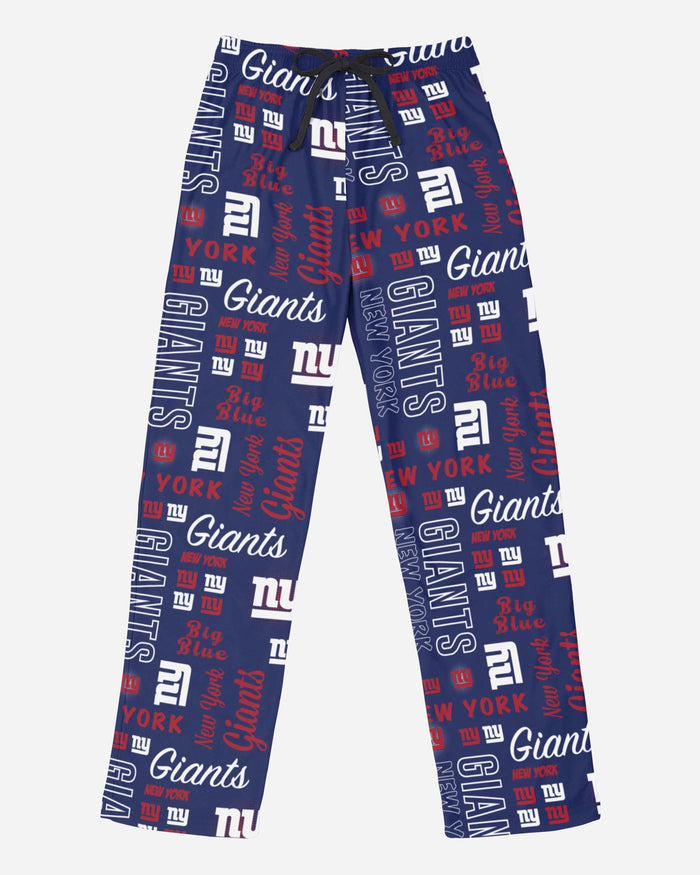 New York Giants Womens Mini Print Lounge Pants FOCO - FOCO.com