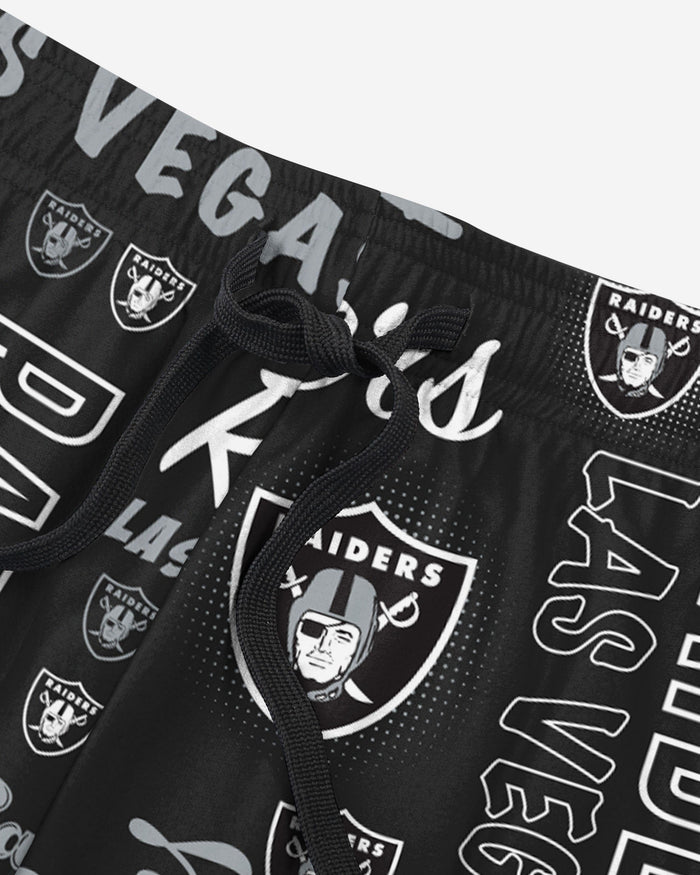 Las Vegas Raiders Womens Mini Print Lounge Pants FOCO