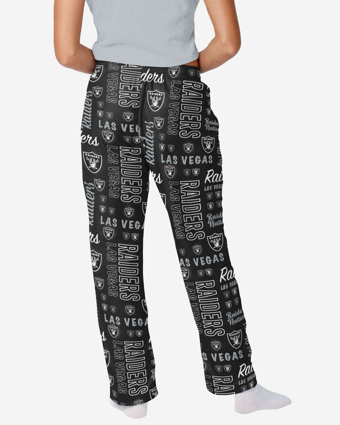 FOCO Las Vegas Raiders NFL Womens Mini Print Lounge Pants
