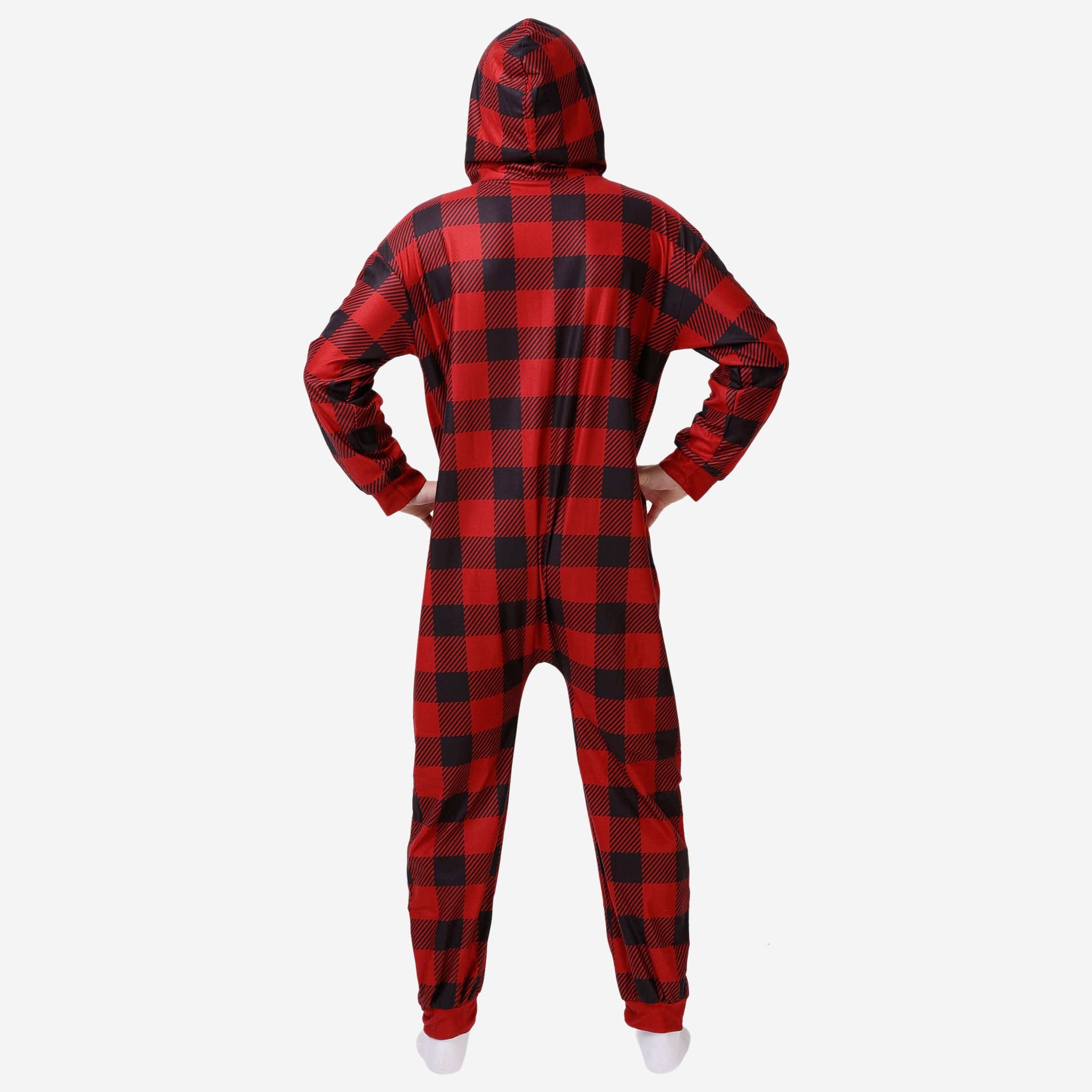 Alabama Crimson Tide Plaid One Piece Pajamas FOCO