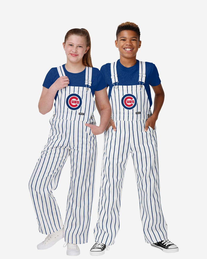 Chicago Cubs Youth Pinstripe Bib Overalls FOCO