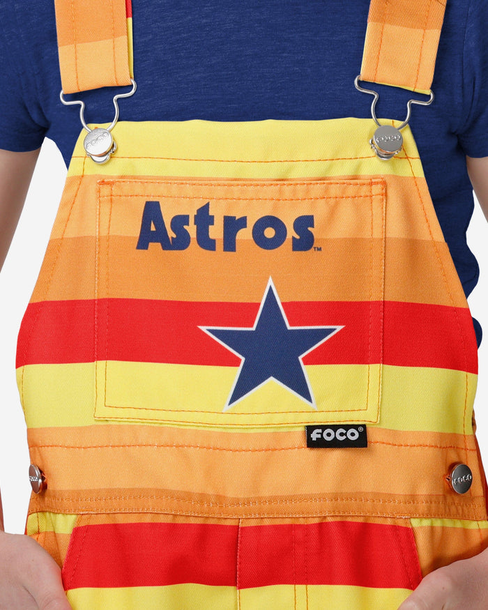 Houston Astros Youth Throwback Thematic Bib Overalls FOCO - FOCO.com