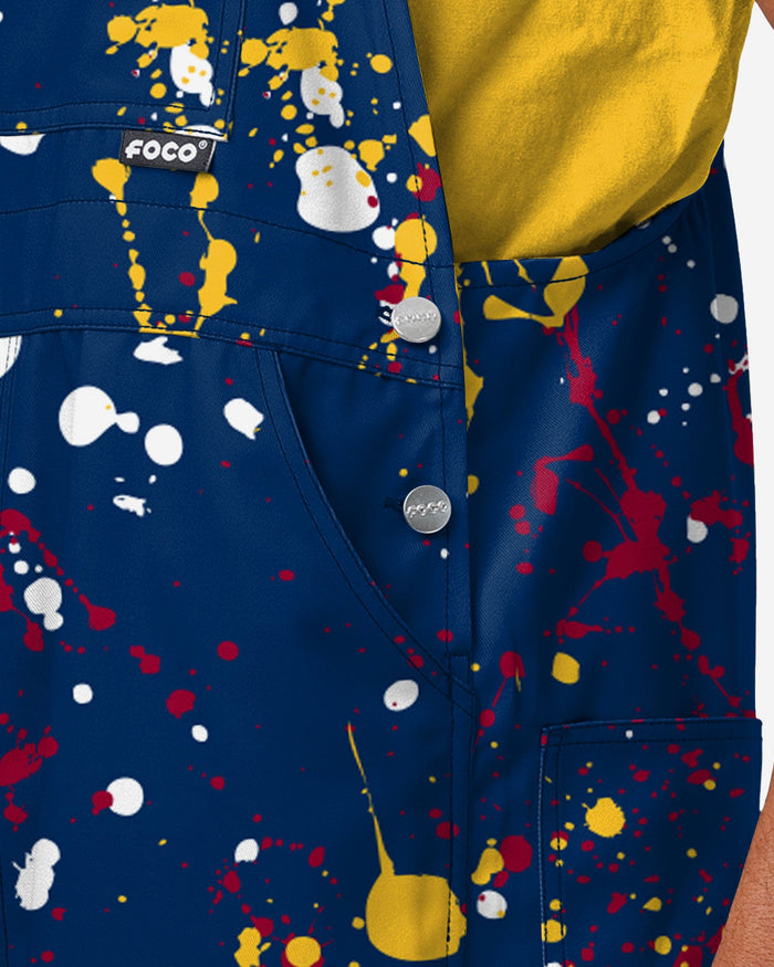 Denver Nuggets Mens Paint Splatter Bib Overalls FOCO