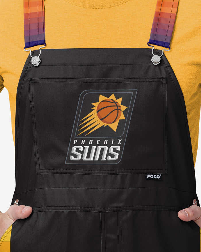 Phoenix Suns Mens Team Stripe Bib Overalls FOCO - FOCO.com