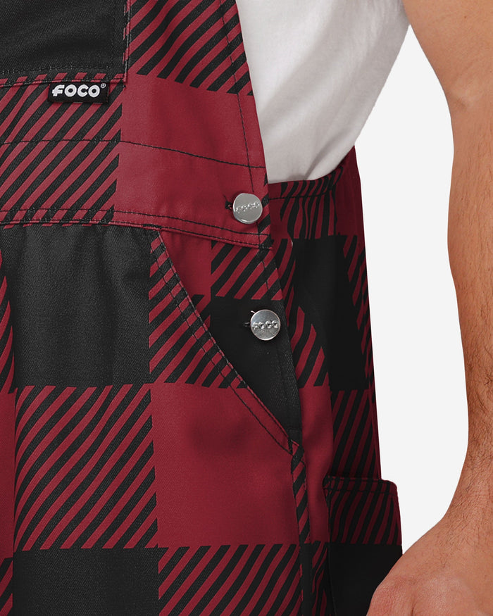 South Carolina Gamecocks Mens Plaid Bib Overalls FOCO - FOCO.com