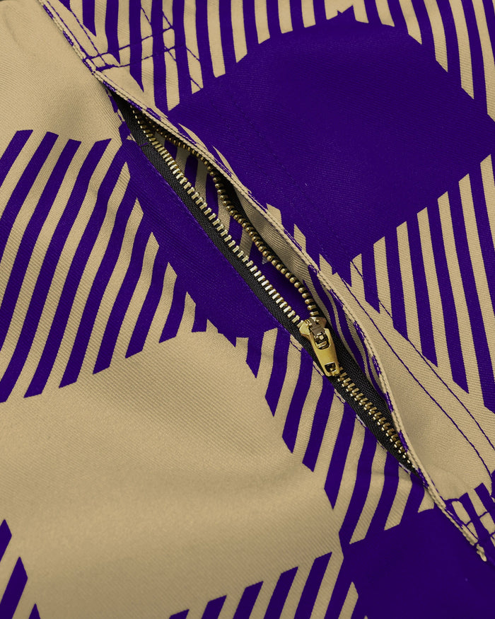 Washington Huskies Mens Plaid Bib Overalls FOCO - FOCO.com