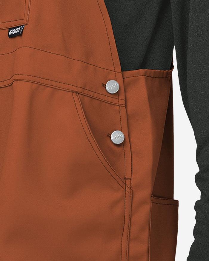 Texas Longhorns Mens Big Logo Bib Overalls FOCO - FOCO.com