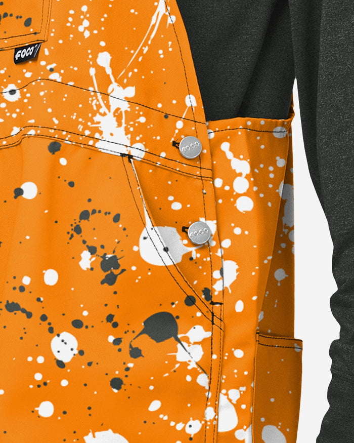 Tennessee Volunteers Mens Paint Splatter Bib Overalls FOCO - FOCO.com