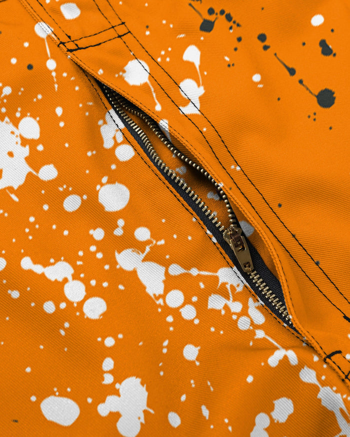 Tennessee Volunteers Mens Paint Splatter Bib Overalls FOCO - FOCO.com