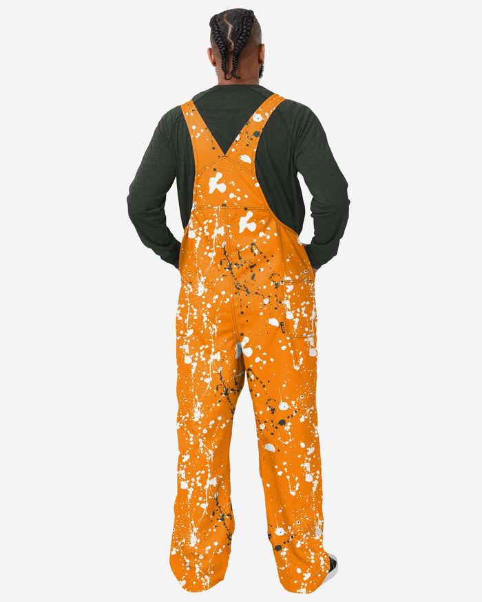 Tennessee Volunteers Mens Paint Splatter Bib Overalls FOCO - FOCO.com
