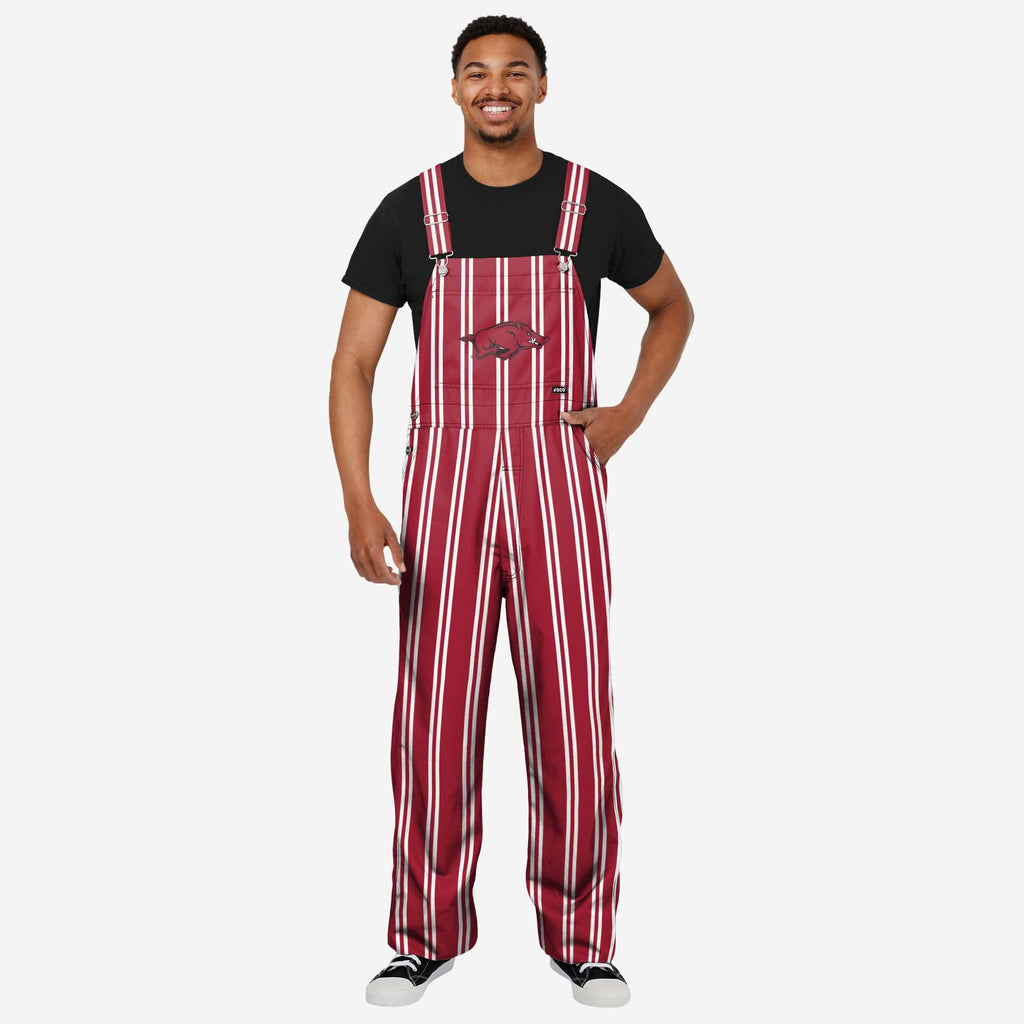 Arkansas Razorbacks Mens Sideline Spirit Bib Overalls FOCO S - FOCO.com