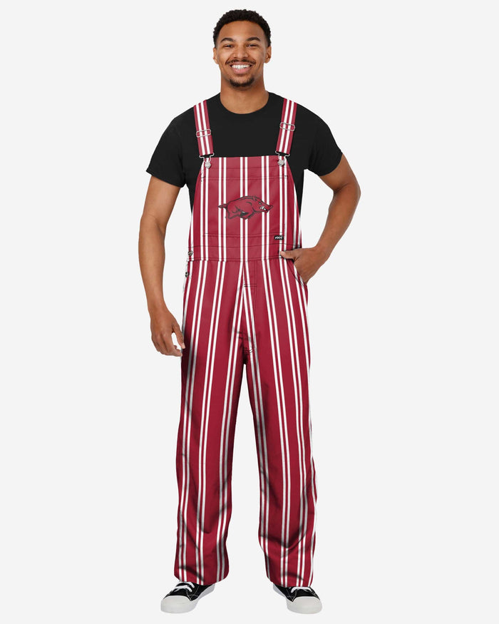 Arkansas Razorbacks Mens Sideline Spirit Bib Overalls FOCO S - FOCO.com