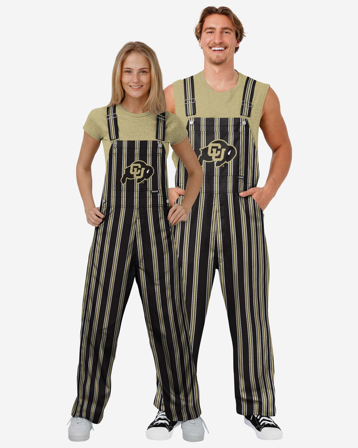 Colorado Buffaloes Mens Sideline Spirit Bib Overalls FOCO - FOCO.com