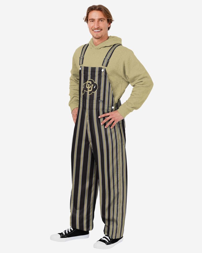 Colorado Buffaloes Mens Sideline Spirit Bib Overalls FOCO S - FOCO.com