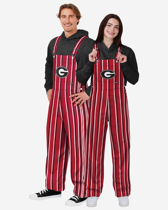 Georgia Bulldogs Mens Sideline Spirit Bib Overalls FOCO - FOCO.com