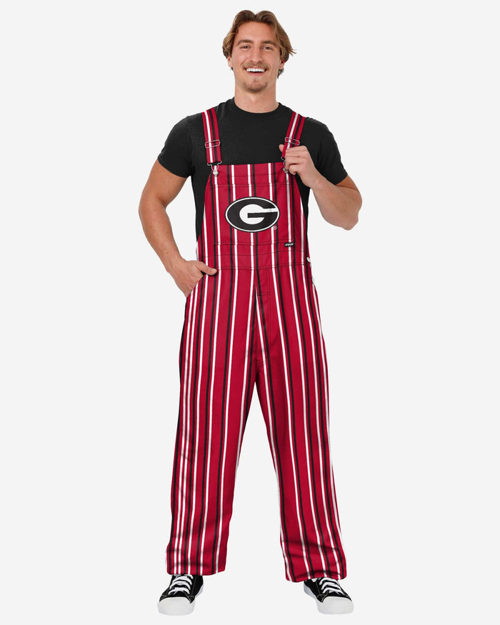 Georgia Bulldogs Mens Sideline Spirit Bib Overalls FOCO S - FOCO.com