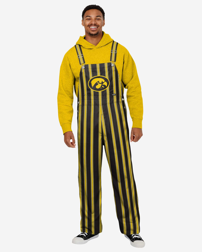 Iowa Hawkeyes Mens Sideline Spirit Bib Overalls FOCO S - FOCO.com