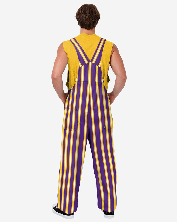 LSU Tigers Mens Sideline Spirit Bib Overalls FOCO - FOCO.com