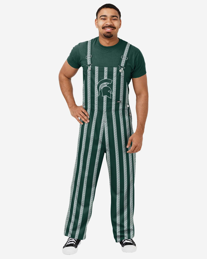 Michigan State Spartans Mens Sideline Spirit Bib Overalls FOCO S - FOCO.com