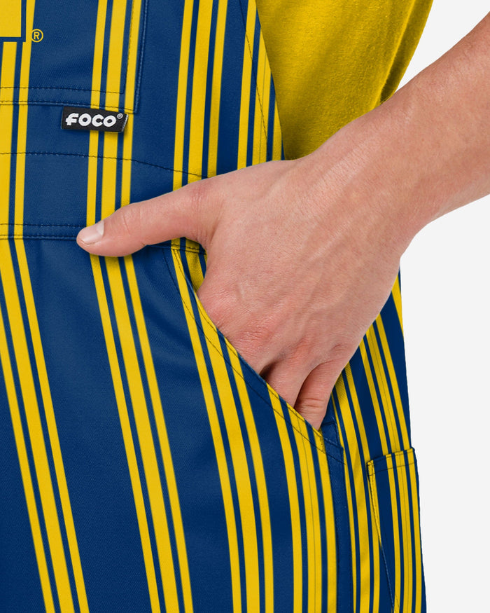 Michigan Wolverines Mens Sideline Spirit Bib Overalls FOCO - FOCO.com