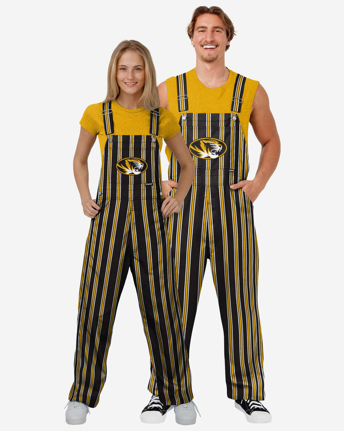 Missouri Tigers Mens Sideline Spirit Bib Overalls FOCO - FOCO.com