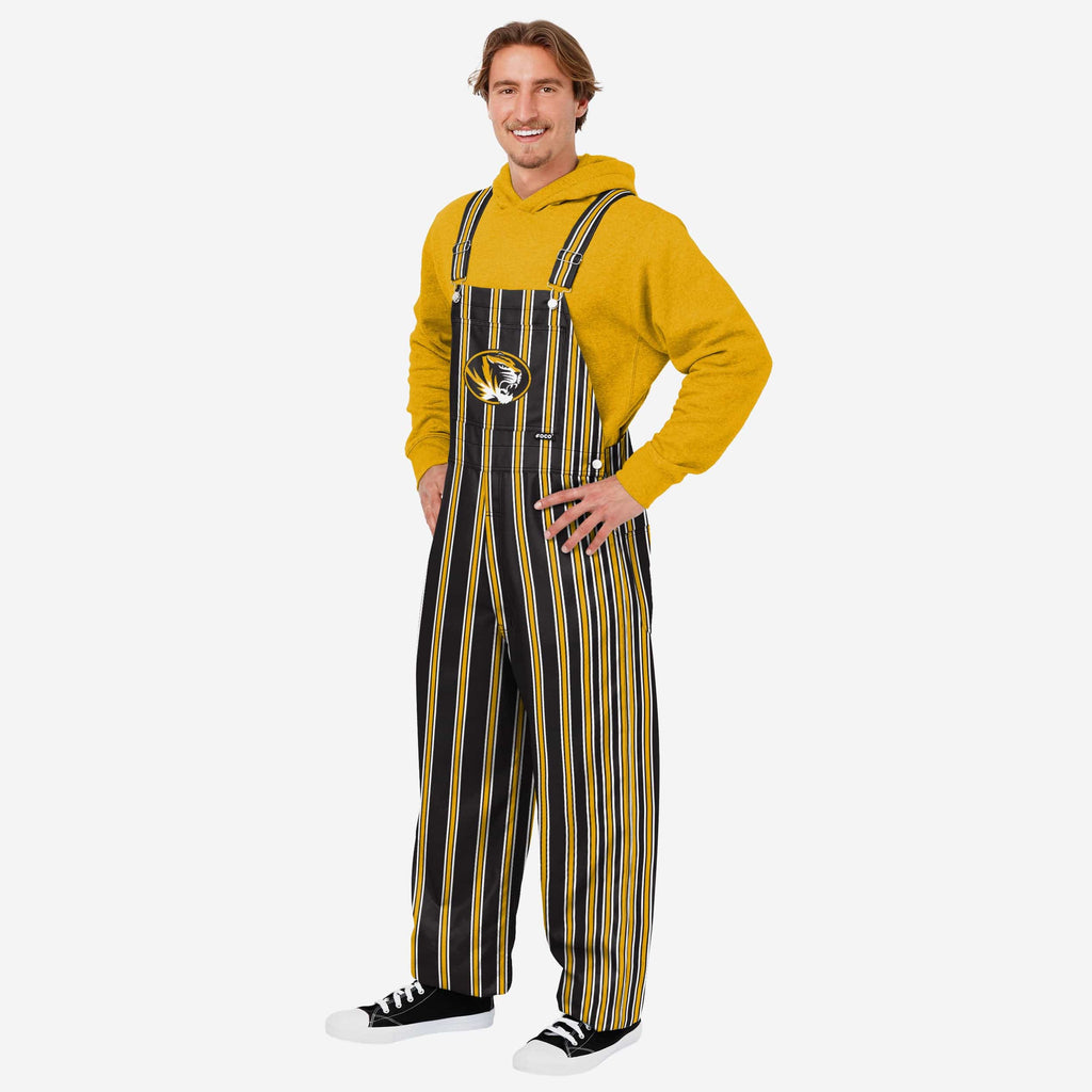 Missouri Tigers Mens Sideline Spirit Bib Overalls FOCO S - FOCO.com
