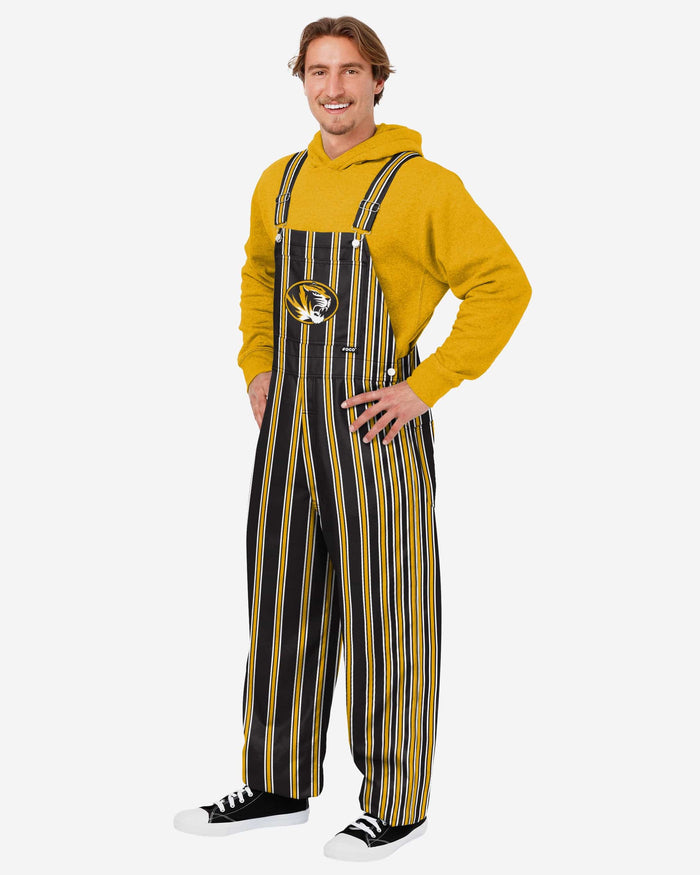 Missouri Tigers Mens Sideline Spirit Bib Overalls FOCO S - FOCO.com