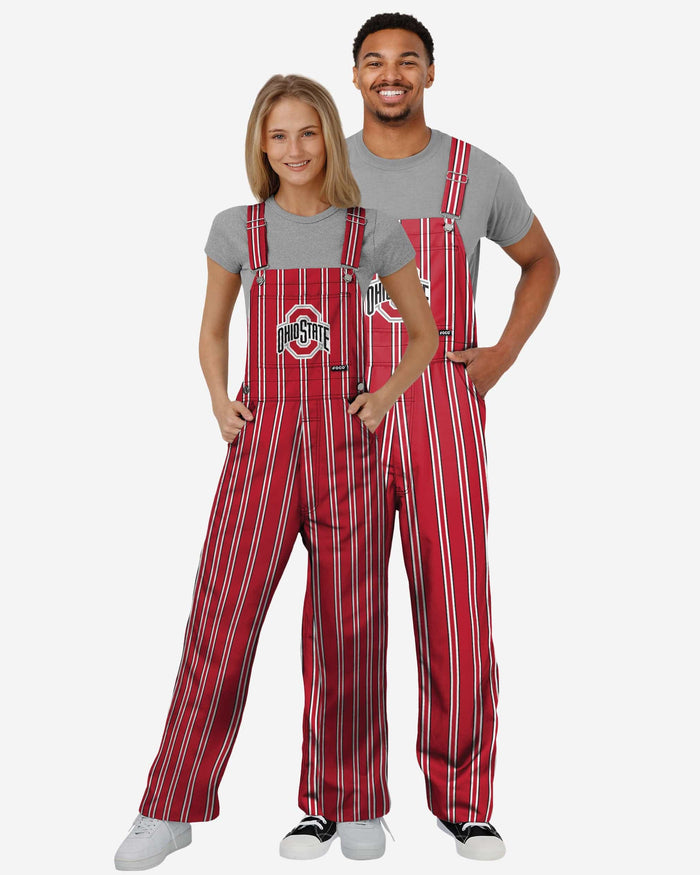 Ohio State Buckeyes Mens Sideline Spirit Bib Overalls FOCO - FOCO.com