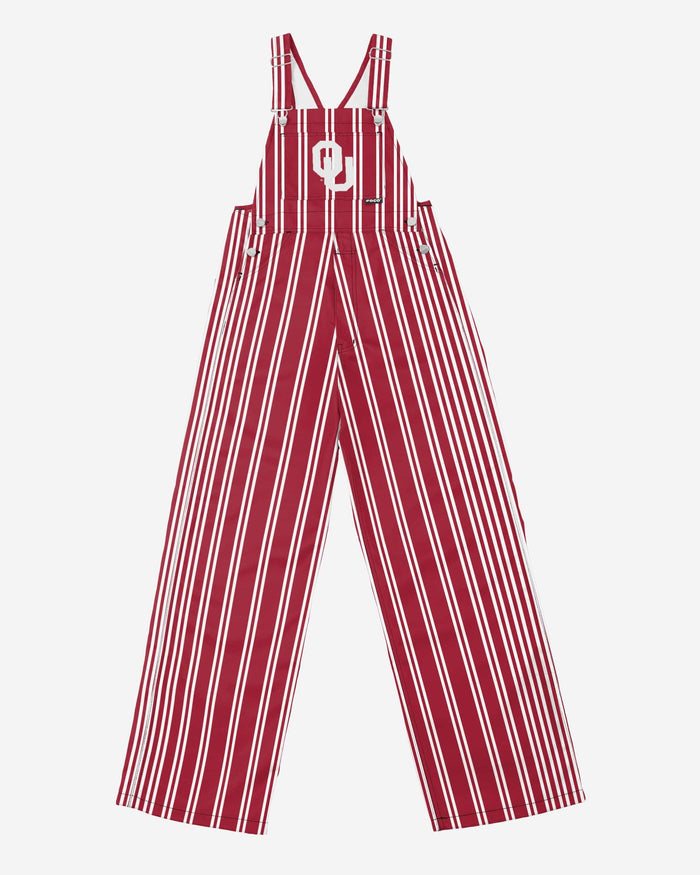 Oklahoma Sooners Mens Sideline Spirit Bib Overalls FOCO - FOCO.com