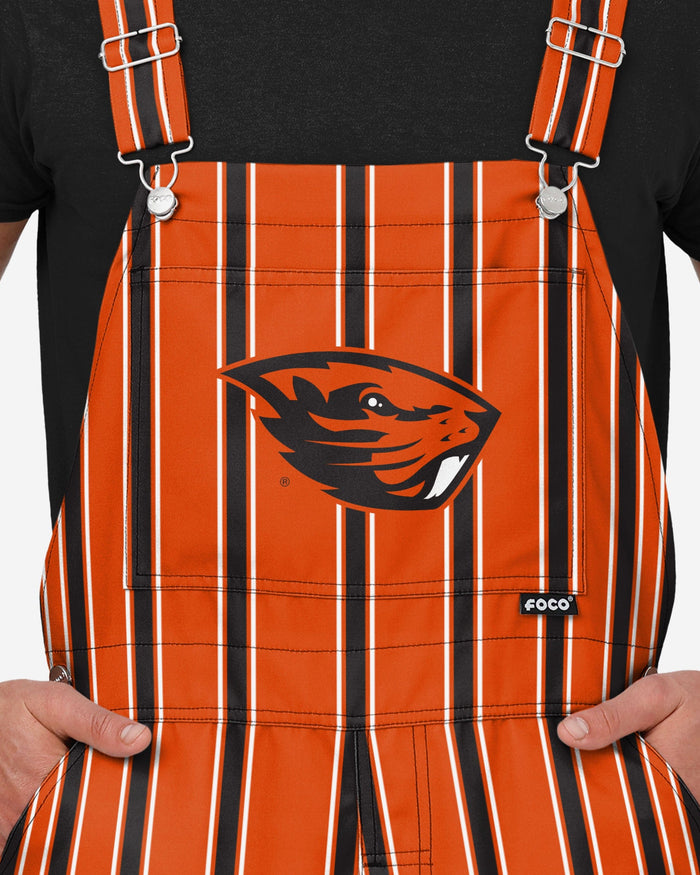 Oregon State Beavers Mens Sideline Spirit Bib Overalls FOCO - FOCO.com