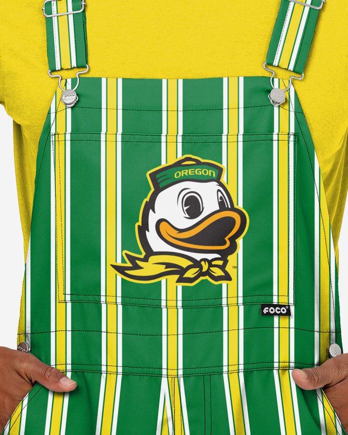 Oregon Ducks Mens Sideline Spirit Bib Overalls FOCO - FOCO.com