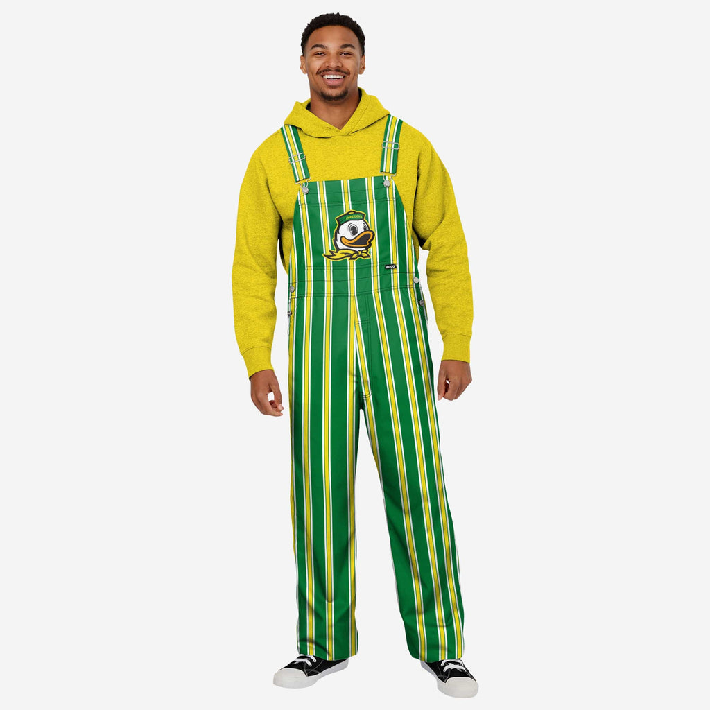 Oregon Ducks Mens Sideline Spirit Bib Overalls FOCO S - FOCO.com