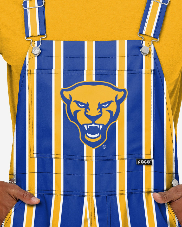 Pittsburgh Panthers Mens Sideline Spirit Bib Overalls FOCO - FOCO.com