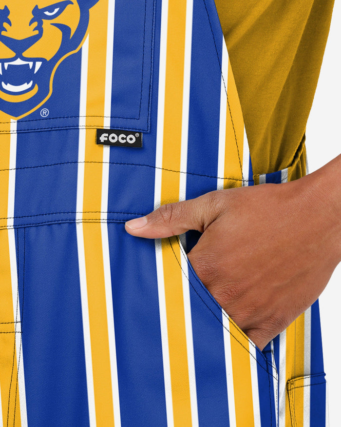 Pittsburgh Panthers Mens Sideline Spirit Bib Overalls FOCO - FOCO.com